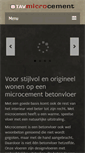 Mobile Screenshot of microcement.nl